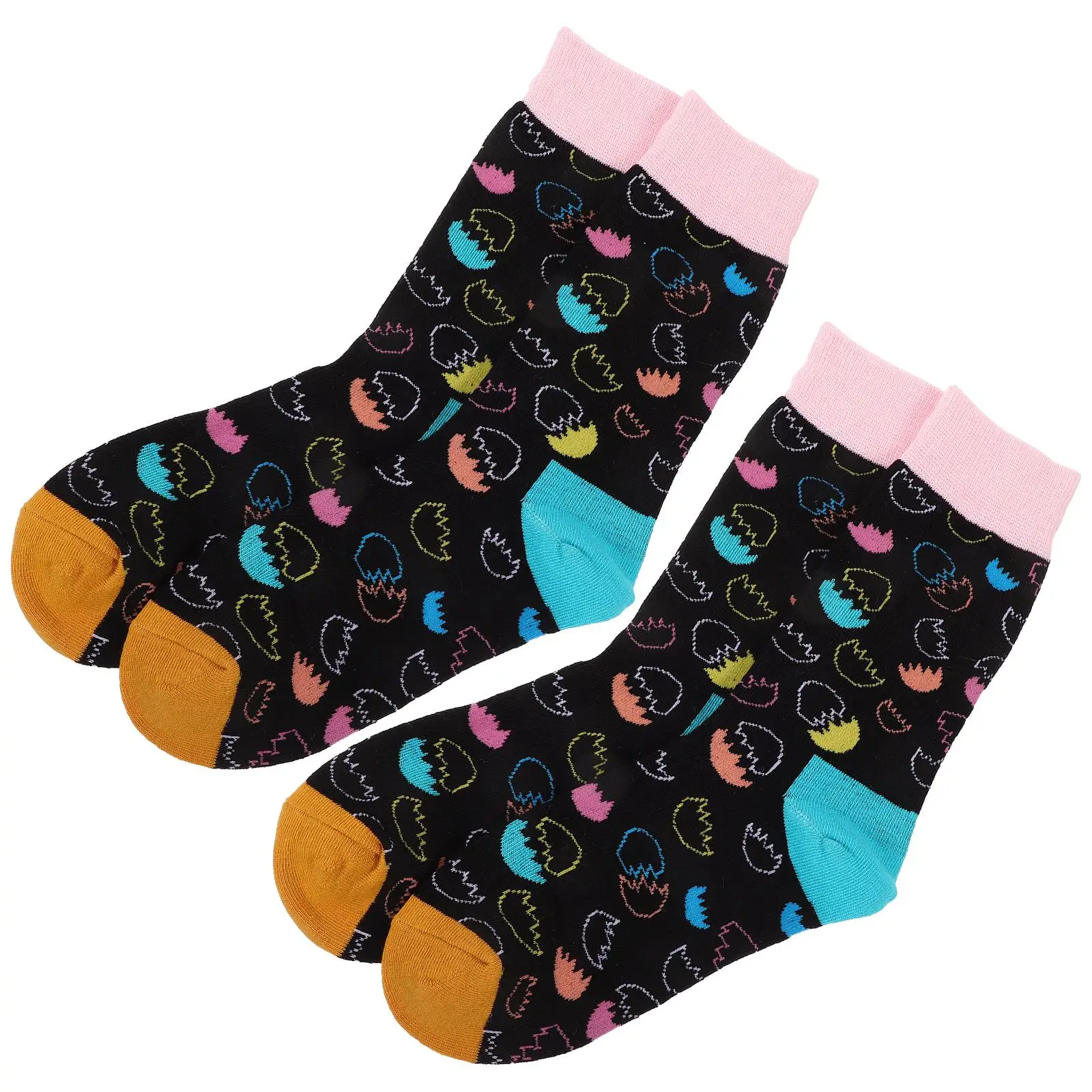 

2 Pairs Easter Bunny Socks High Quality Cotton Middle Length Unisex Casual Wear Warm Soft Baby Clothes Accessories