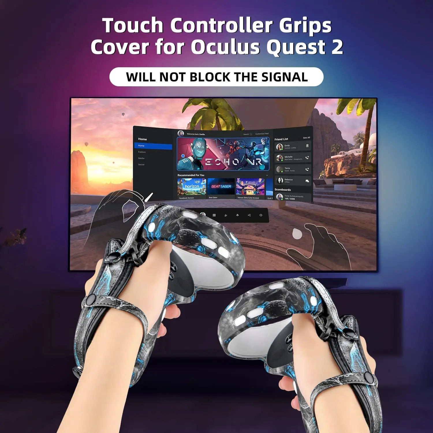 Für Oculus Quest 2 Silikon Schutzhülle Set VR Controller Headset Kopf Gesicht Abdeckung Auge Pad Für Oculus Quest 2 VR Zubehör