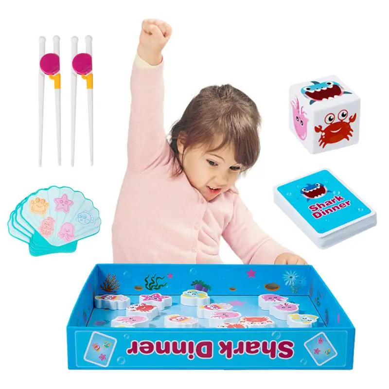 Gamer Chopsticks Toddler Games Fine Motor Skills Toys Funny Games Toddler Games Learning Toys With Cartoon Pattern Marine