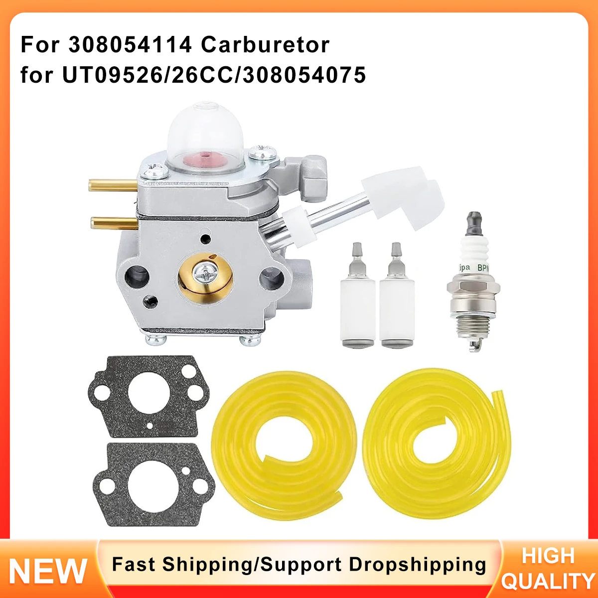 

308054114 Carburetor Kit Replacement for 26B UT09526 26CC Engine - Fits 308054075 - For Trimmer/Blower