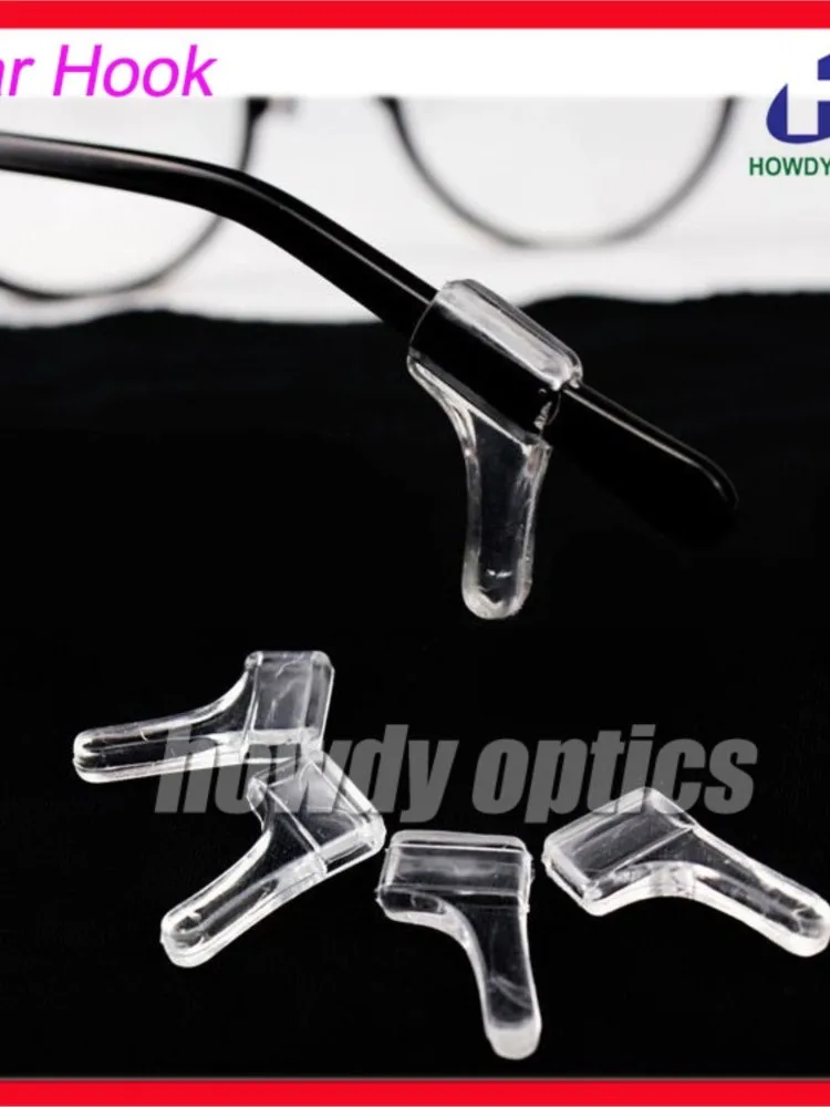 Gafas de sol de silicona con gancho para las orejas, anteojos de sol económicos, antideslizantes, soporte de punta de templo, accesorios, 200 Uds.