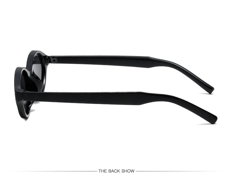Kleine ovale Brillengestelle mit klaren Gläsern, süßes Süßigkeiten-Kostüm, dekorative Computerbrille, Damen-Sonnenbrille – Detail 7