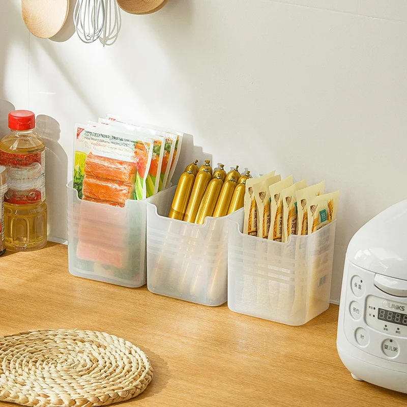 Food Storage Boxes Organizer Refrigerator Side Door Storage Box Vegetables and Fruits Fresh Preservation Box Organizer Kitchen