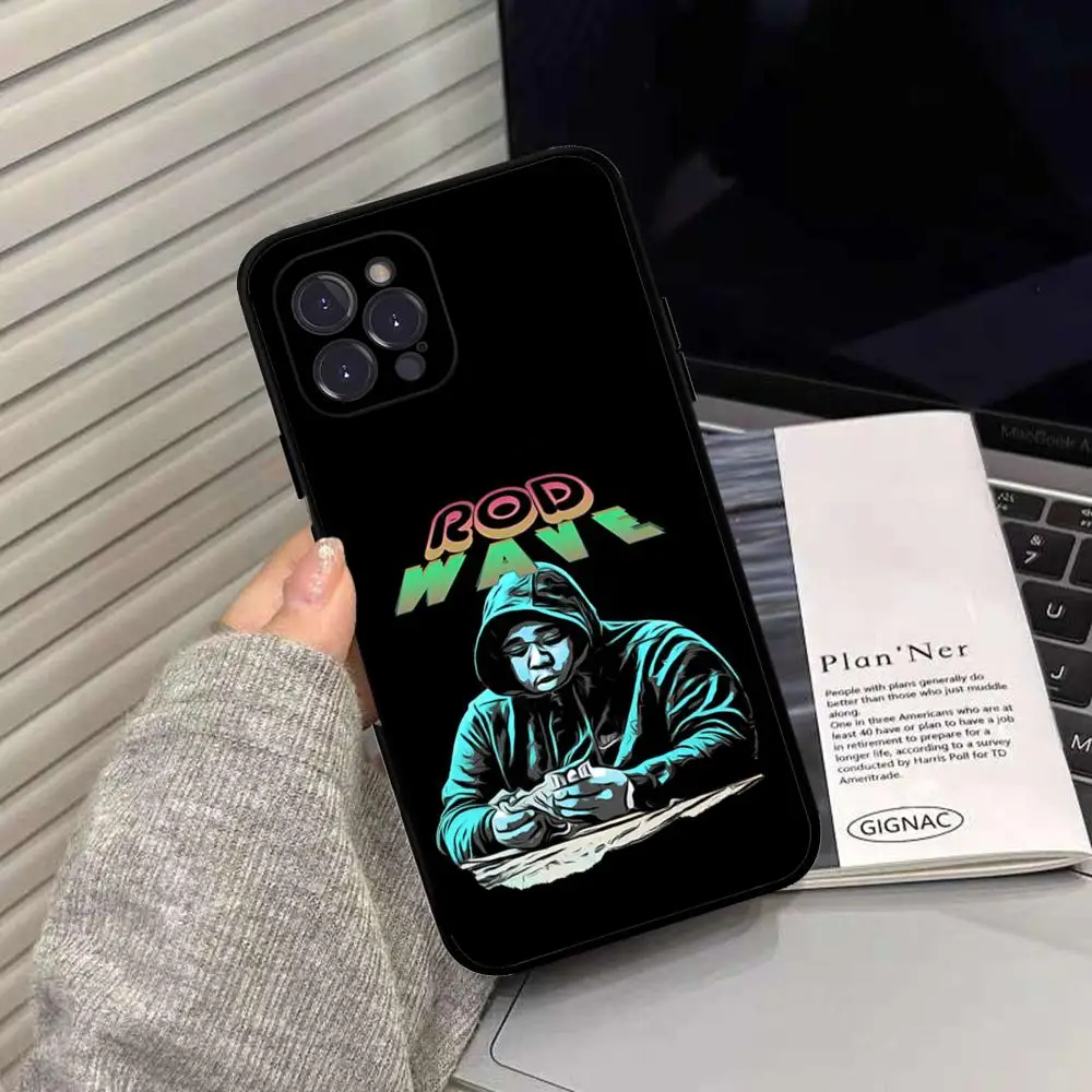 Rod Wave Rapper Phone Case Silicone Soft for iphone 15 14 13 12 11 Pro Mini XS MAX 8 7 6 Plus X XS XR Cover