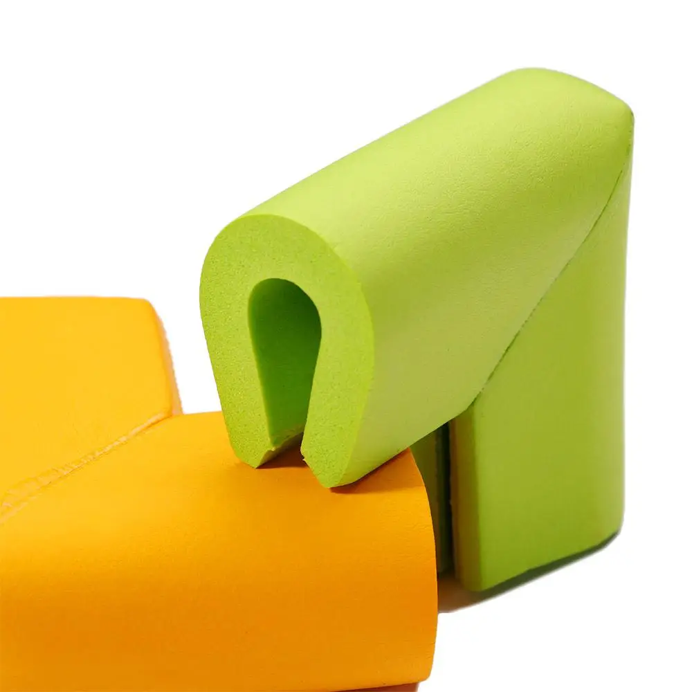 부드러운 4 Pcs 고품질 가장자리 연화제 데스크 보안 유리 테이블 가드 폼 스폰지 보호대 쿠션 범퍼