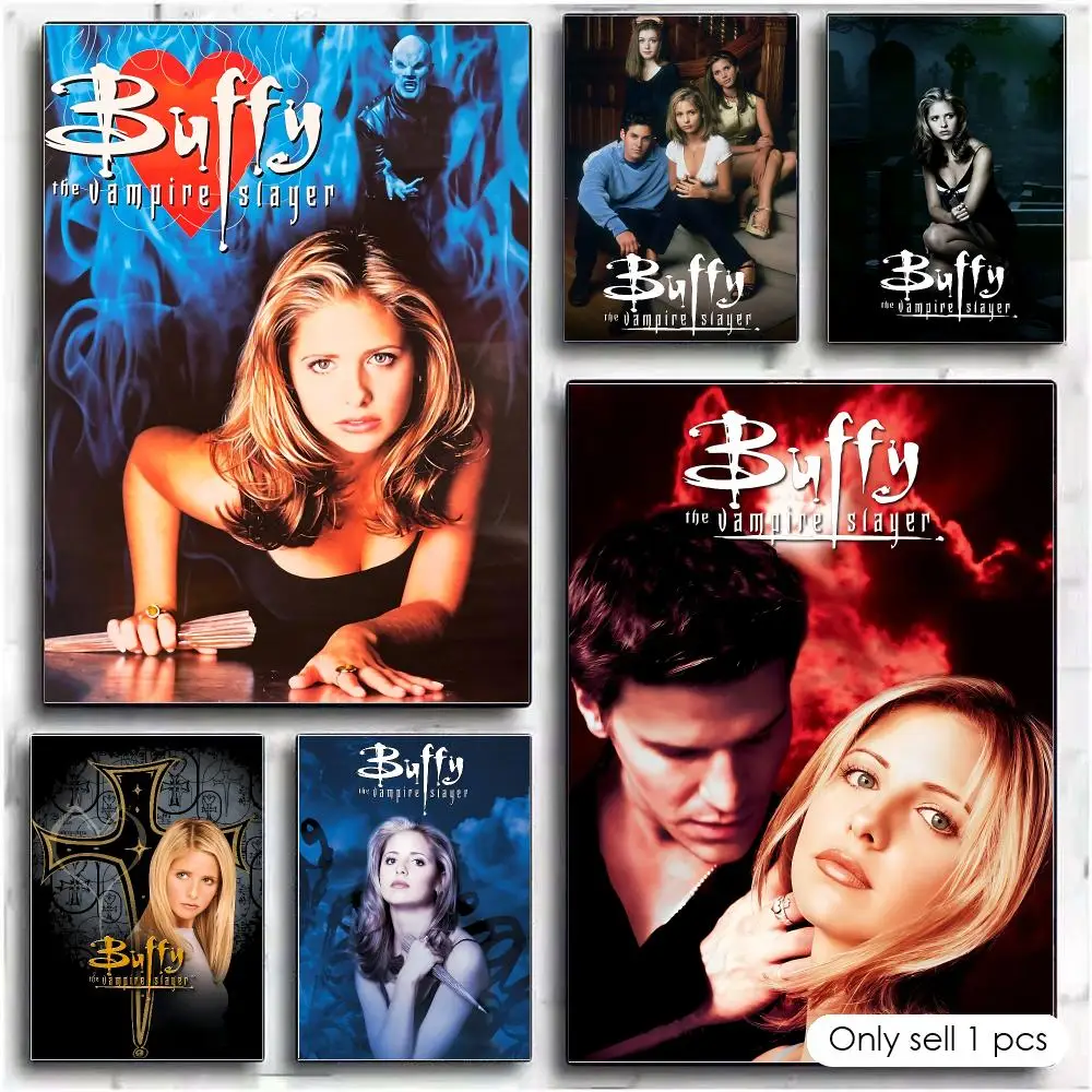 TV Series B-Buffy the Vampire Slayer Poster Modern PP Paper Wall Art Sticker Minimalist Decorative for Home Wall Decor Gift