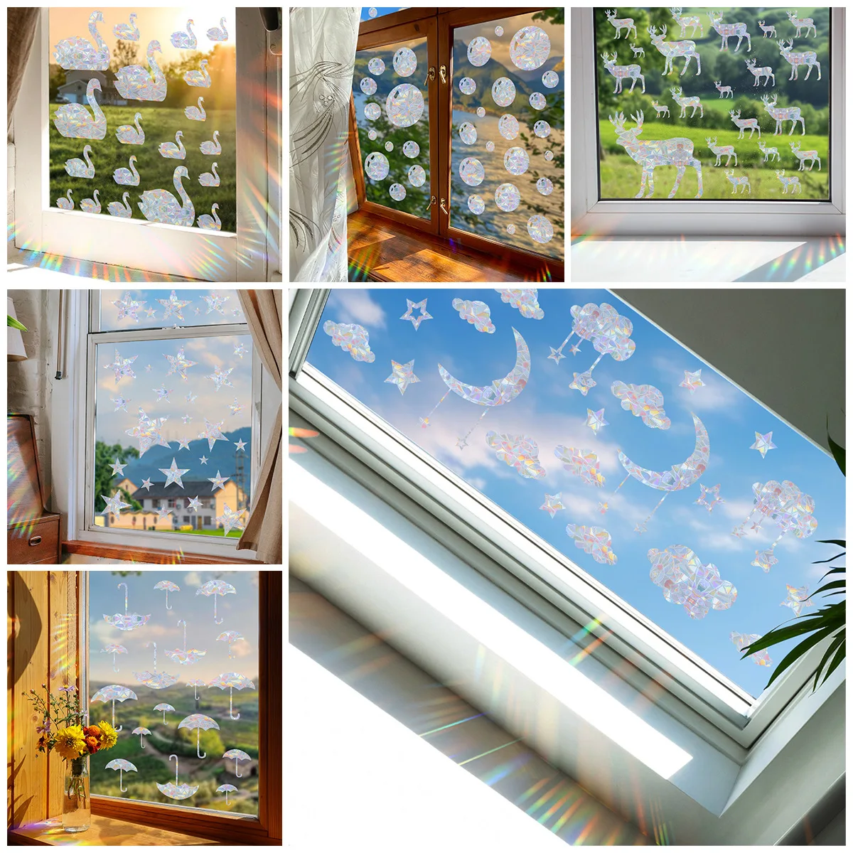 

Наклейка на стены, статическая липкая геометрическая оконная пленка для домашнего декора на кухне