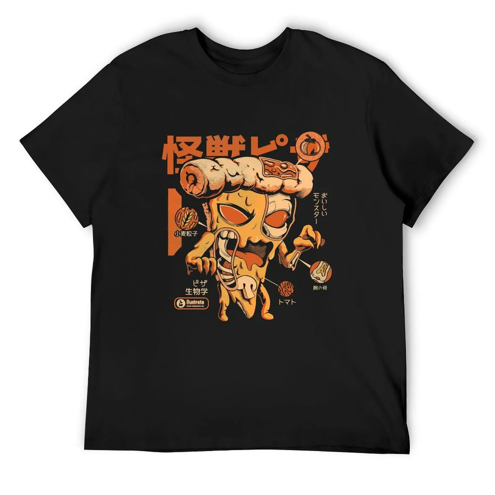 

Pizzazilla X-ray T-Shirt anime clothes vintage graphic tee mens shirts graphic tee