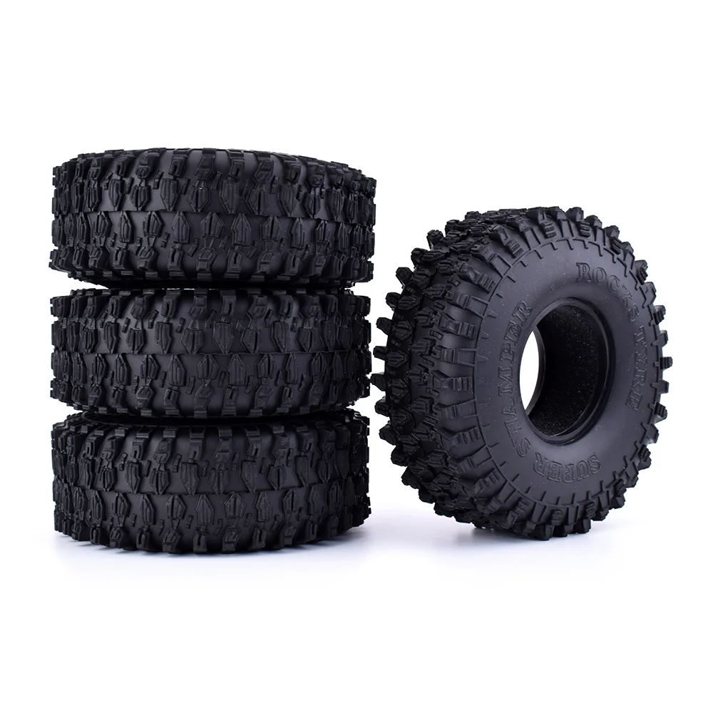 4Pcs AUSTAR AX-5020 1.9 Inch 120mm Rubber Rocks Crawler Tires Tyre for 1/10 Traxxas Redcat SCX10 AXIAL RC4WD TF2 RC Car