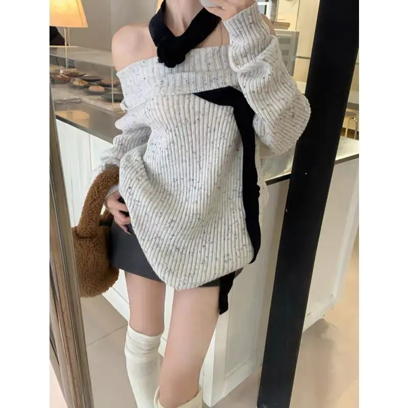 

Sweaters Jumpers Pullovers Women Pullover Youngla Tonal Leopard Safari Outdoors Fringe Animal Nature Punk Fashion High Neck Fall