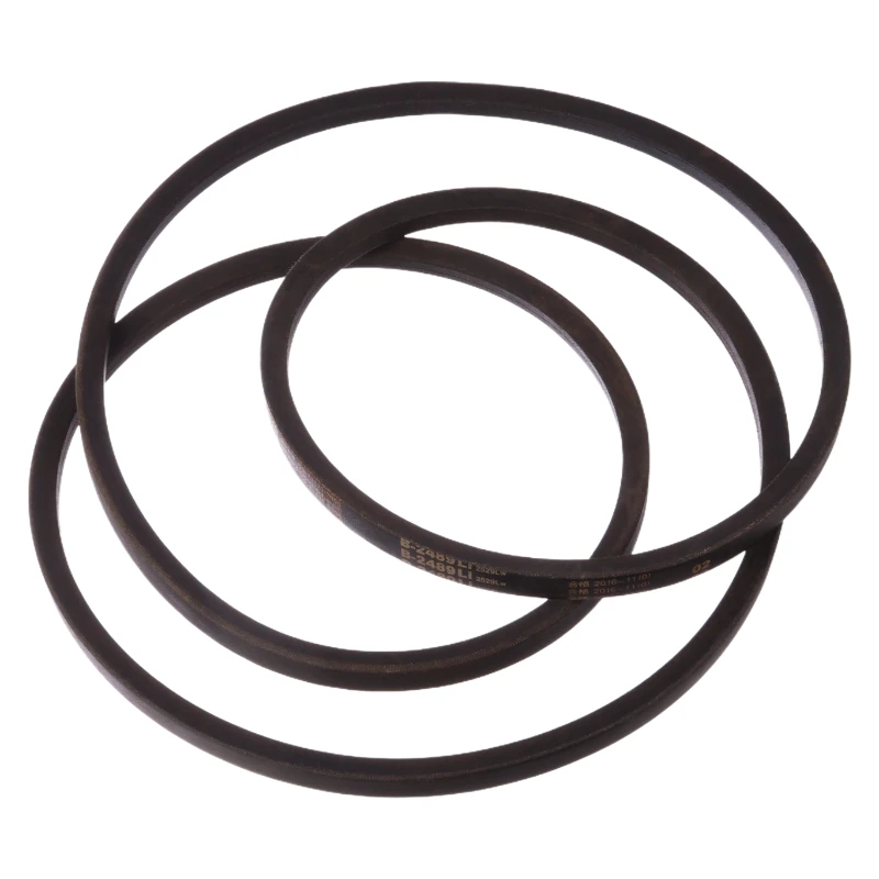 สายพานยางสามเหลี่ยมชนิด B คุณภาพสูงสำหรับอุตสาหกรรมและเกษตรกรรม รุ่น 2489 สำหรับงานไฟฟ้าขนาดเล็ก