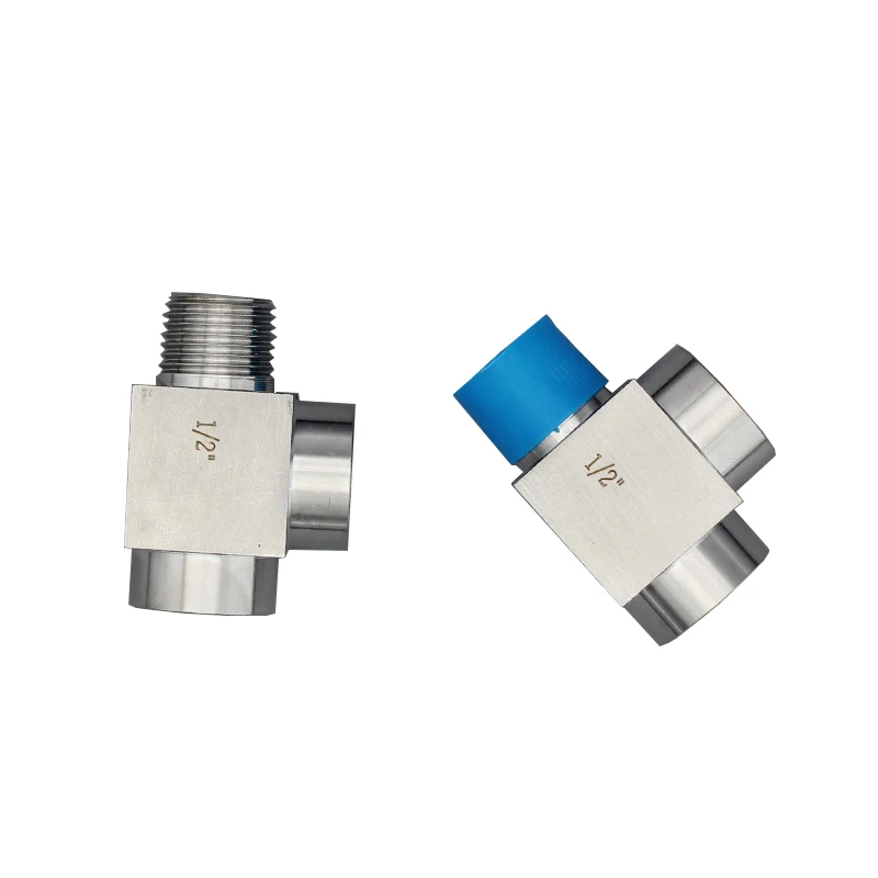 

1/8'' 1/4'' 3/8'' 1/2'' Stainless Steel High Pressure 3-Way Pipe Fitting T Type Male-Female-Female Adapter Fitting