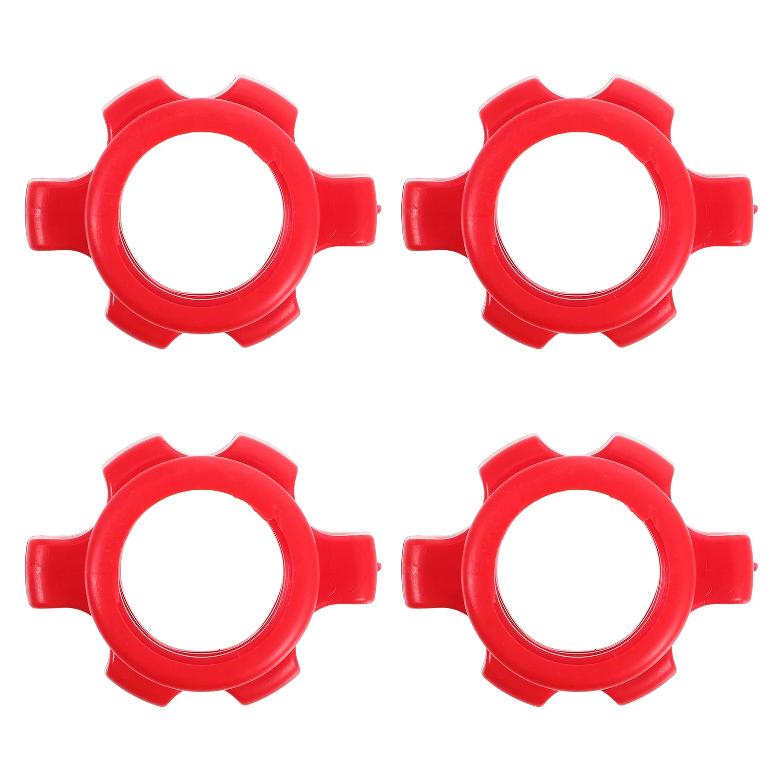 

4 Pcs Nut Accessories Barbell Fitness Equipment Fixing Screw End for Dumbbell Pe Replacement Screws Lock