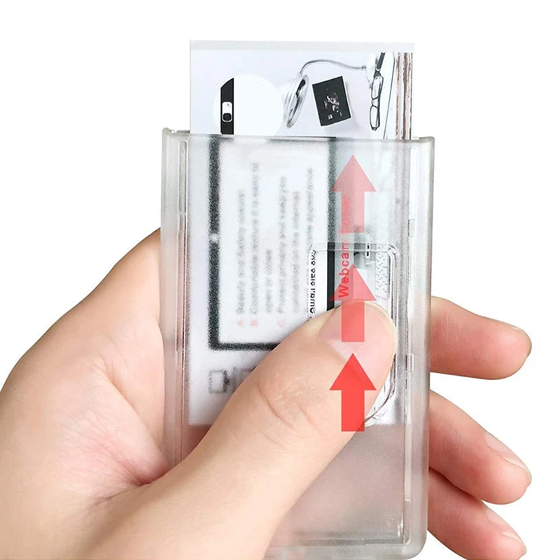 Office School Multi-use Card Protector Cover Transparent Card Holders Portable Practical Durable Card Thick Protector Sleeve