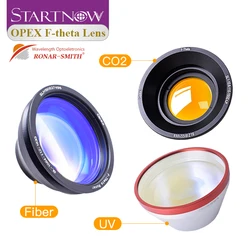 Startnow F-theta Scan Lens For 1064nm YAG Fiber 10.6um UV 355nm Laser Galvo System 110x110 300x300 Scanner Field Opex Focus Lens