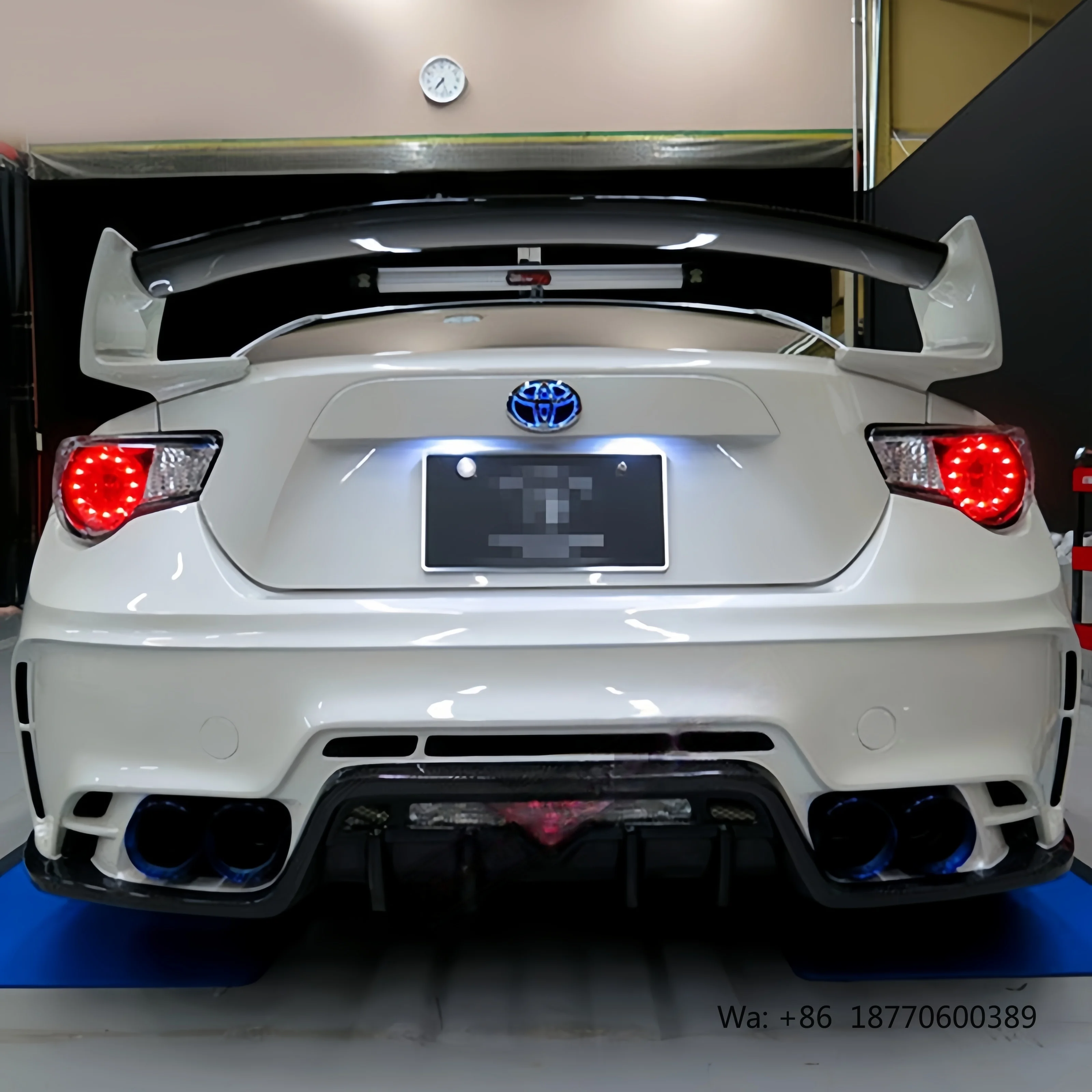 

High Quality Automotive wings Rear Roof Wing Spoiler Suitable Modified R-style Tail Spoiler for Toyota GT86/BRZ
