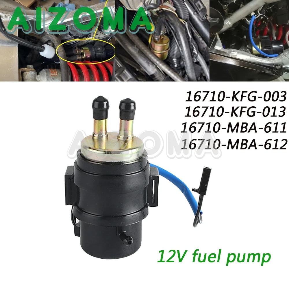 

Motorcycle 12V Fuel Pump Replacement For Honda CBR600F 1986-2000 CBR900RR 1992-1995 CBR400RR NC23 NC29 CBR 600F 400 900 RR