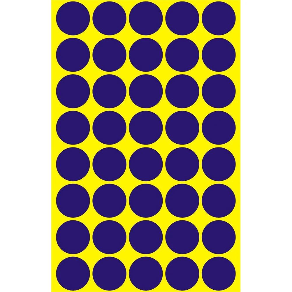 

30 Sheets Colorful Dot Stickers Removable Adhesive Labels For Home School Office Classroom Dvd Book Organizing Eco-Friendly