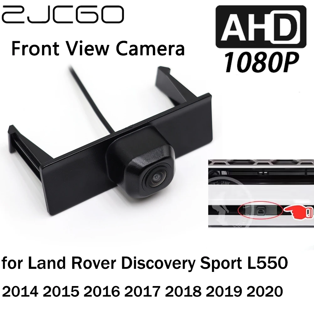 

ZJCGO Car Front View LOGO Parking Camera AHD 1080P Night Vision for Land Rover Discovery Sport L550 2014~2020