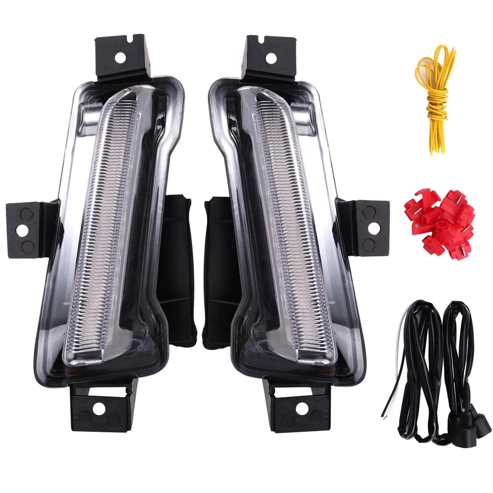 

New Arrival White Fog Lights Daytime Running Lights Yellow Turn Signal For Chevy Camaro ZL1 RS 1LT 2016 2017 2018 2019