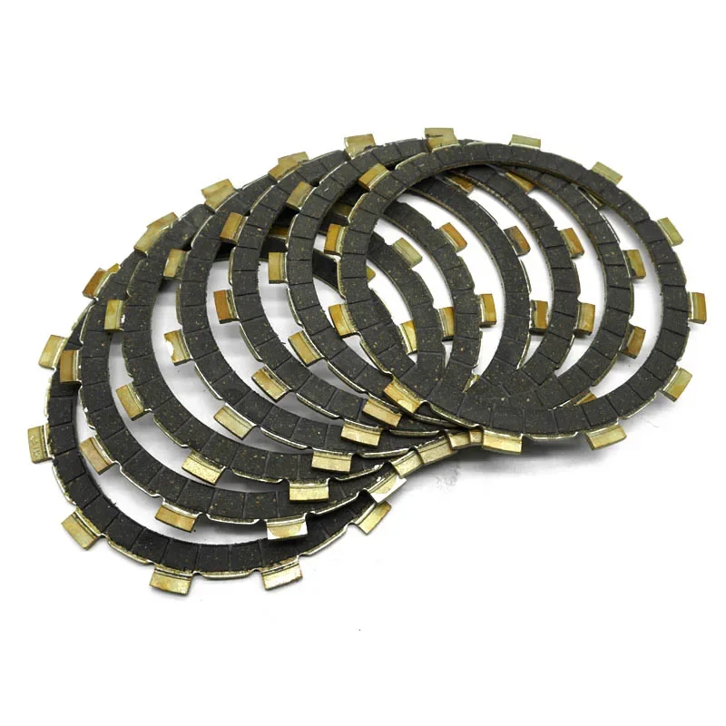Placas de embrague de fricción para motocicleta, accesorio para KAWASAKI EX500 1987-1993 KZ550 1980-1981 GPZ550 1981-1983 ZR550 Zephyr 550 1990-1993, 7 unidades