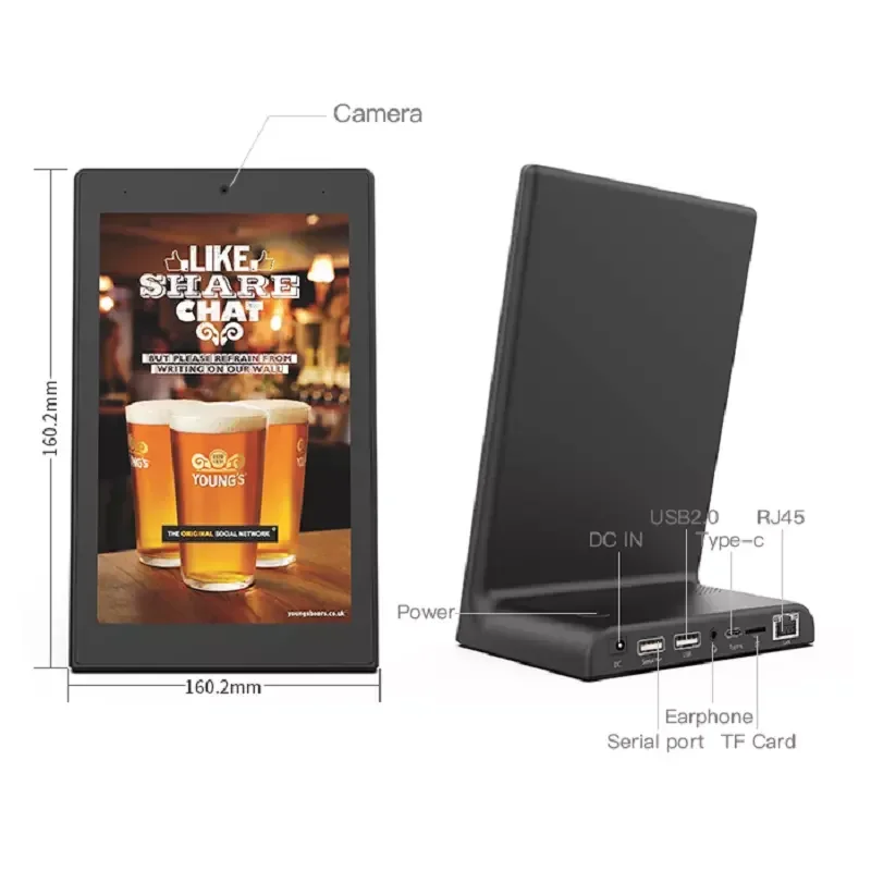 Customer Feedback tablet pc 10.1 Inch Vertical type Touch Screen All in One interactive POS android tablet pc