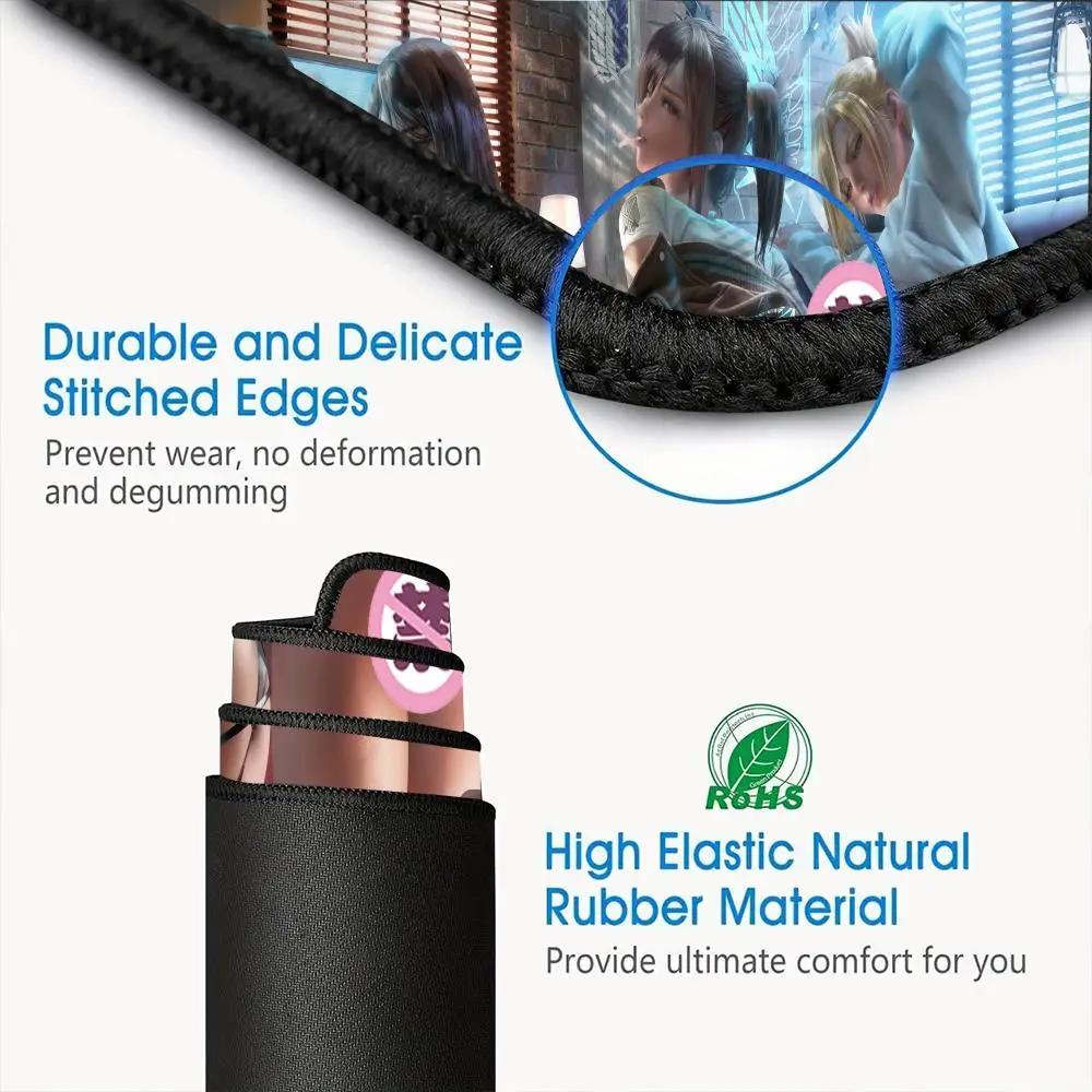 Alfombrilla de ratón, alfombrilla de escritorio, alfombrilla de oficina para dormitorio, antideslizante, para ordenador portátil, alfombrilla sexy para chica