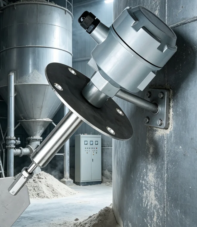 Silo Powder Solid Detector Rotary Vane Liquid Level Switch Rotary Propeller Circuit Protection Sensor
