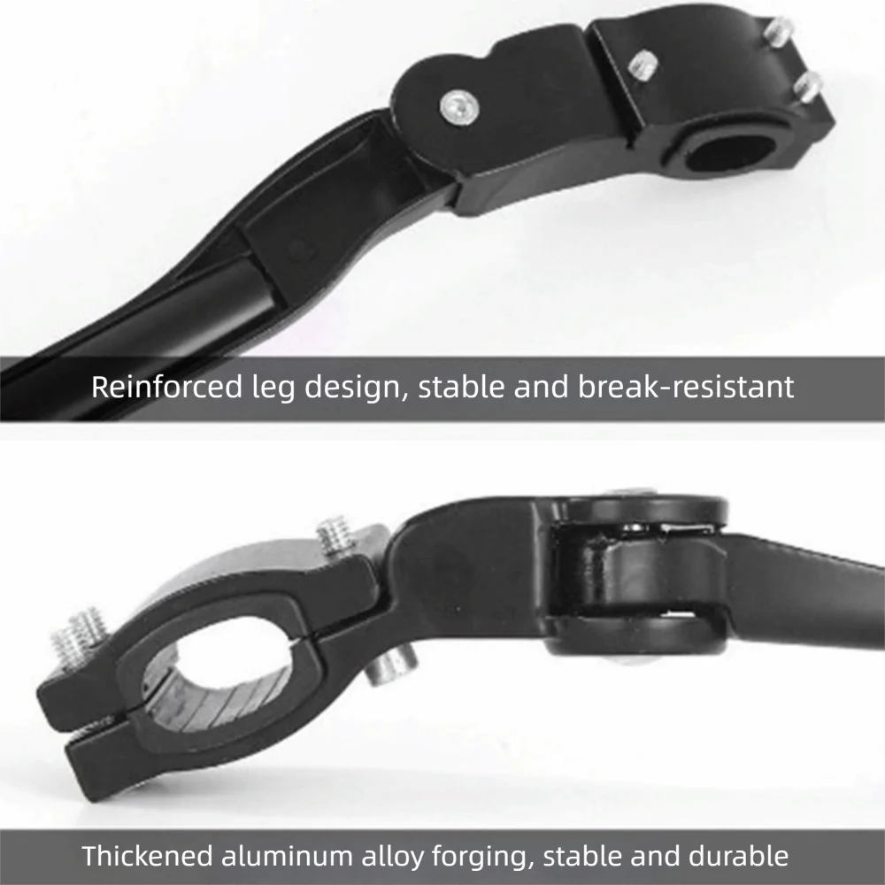 

Adjustable Bicycle Kickstand Solid Reliable Bike Side Rear Kick Stand Universal High Strength BikeSide Rear Parking Racks