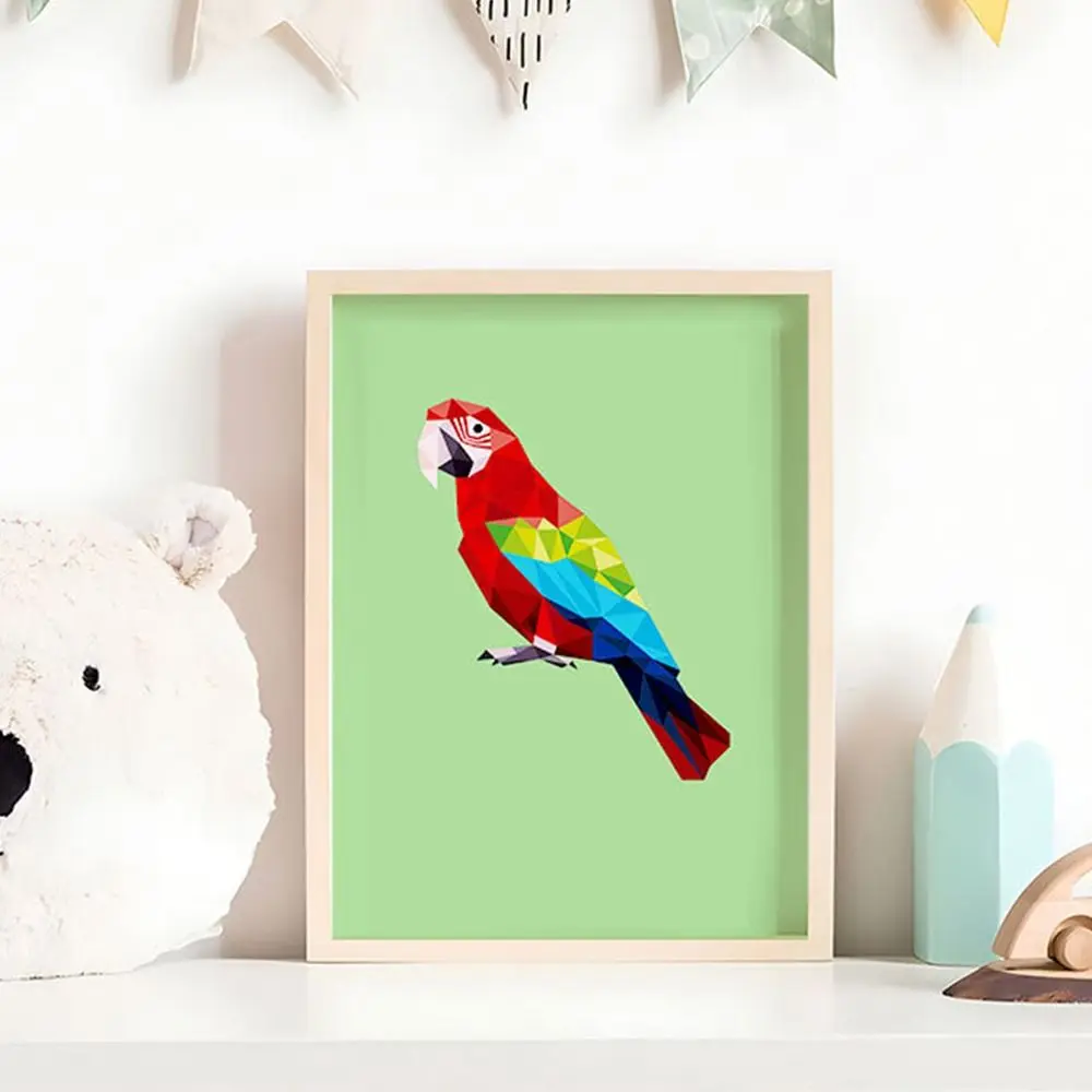 الهدايا ثلاثية الأبعاد كتاب ملصقات الكولاج الهندسي تنوعا DIY اليدوية ملصق الأميرة الحيوانات ملصقات الأطفال
