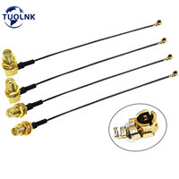 IPX 1.13 Cable SMA Female Connector to UFL/U.FL/IPX/ Low Loss Cable IPX to (RP)SMA Pigtail WiFi Antenna Extension Cable