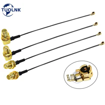 IPX 1.13 케이블 SMA 암 커넥터, UFL, U.FL, IPX,, 저손실 케이블, IPX-SMA 피그테일, WiFi 안테나 연장 케이블