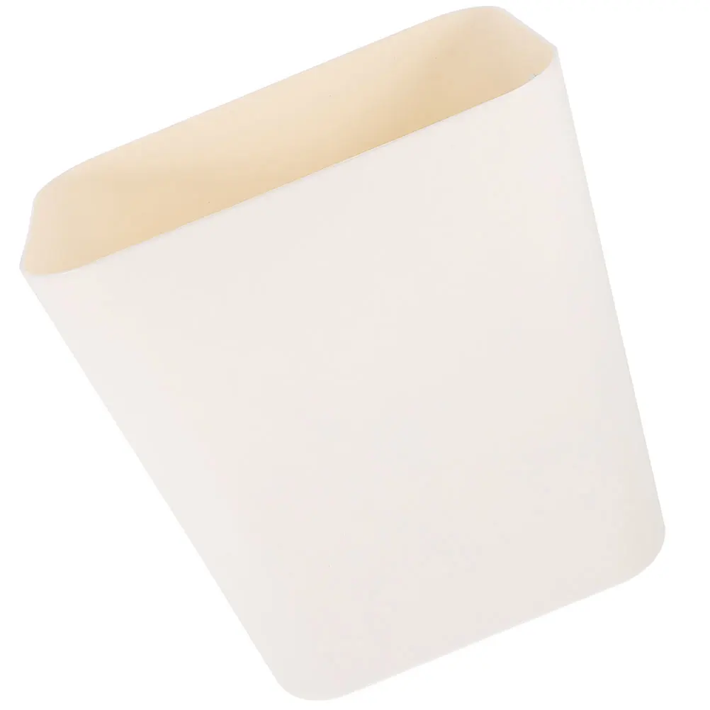 

1pc Sturdy Pp Trash Can For Bedroom Living Room Kitchen Office Simple Household Garbage Bin Rectangular Waste Bucket With Large