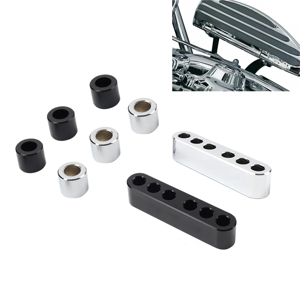 Motorcycle 3/4" Driver Floorboard Foot Board Extension Spacer Set For Harley Davidson Touring 1992-2008