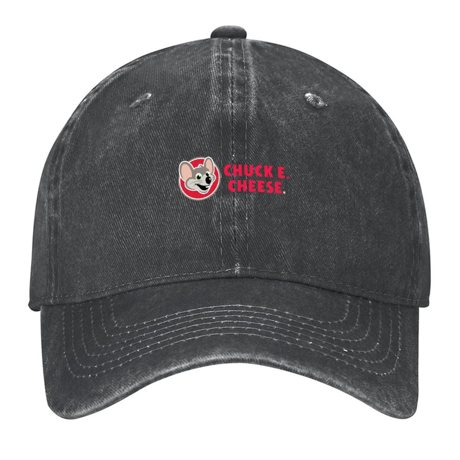 

chuck e cheese Logo Baseball Cap Christmas Hat Beach Bag funny hat Unique hats Ladies Men's
