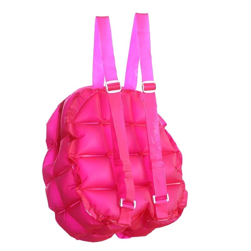 PVC Children Backpack Candy Color School Bags for Girls Inflatable Soft Kids Shoulders Bag Lightweight Boys Beach Bags Mochila