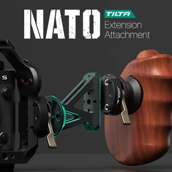 TILTA TA-NEA-L-B Handle NATO Extension Attachment Camera Cage Handle Connector Slider Adapter