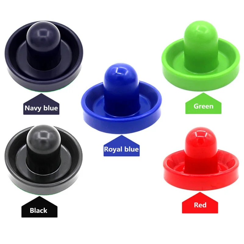 96mm 20pcs/Set Air Table Hockey Disc Tool With Pucks Pusher Flannel Mallet Table Hockey Game Entertaining Toys Plastic 6 Colors