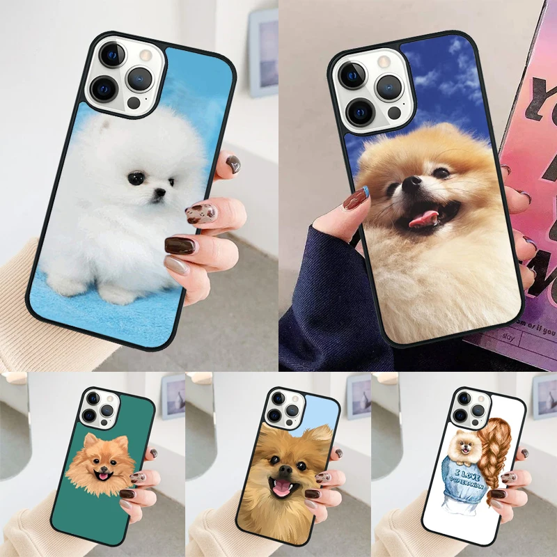 Pomeranian Dog phone case Cover For iPhone 14 15 16 Pro Max SE 2020 coque For apple 11 12 13 Pro Max Mini 7 8 Plus