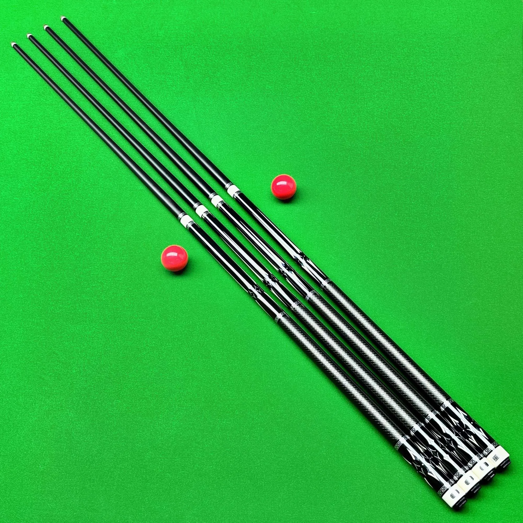 Professional Split Billiard Cue 13mm Thick Handle 148cm Long 19OZ Exquisite Inlaid Billiard Cue