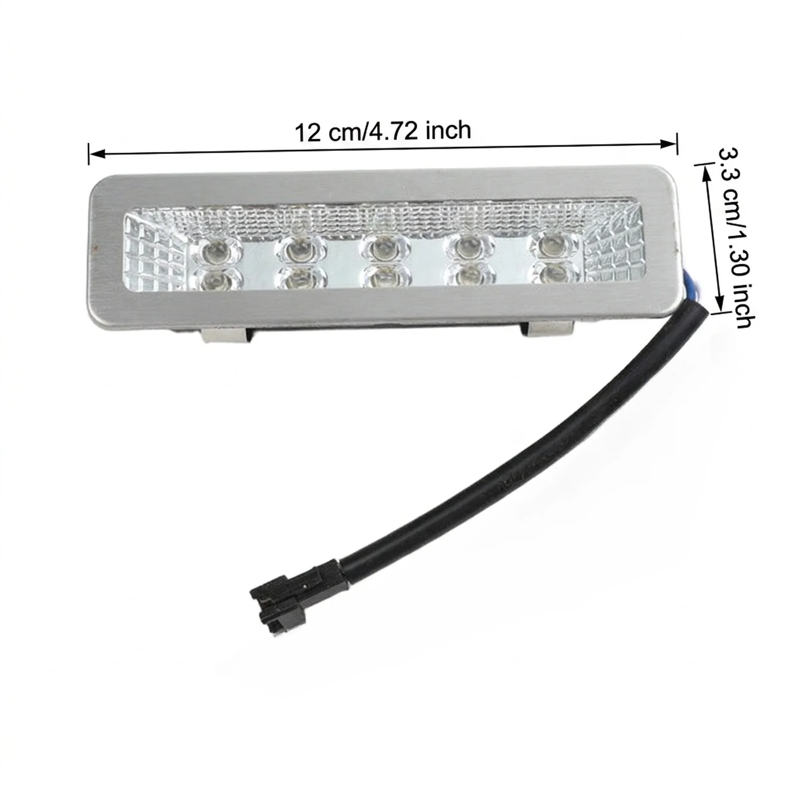 For Cooking Areas Square LED Panel High Efficiency Range Hood Lighting Double-row LED Low Power Consumption Long Lifespan