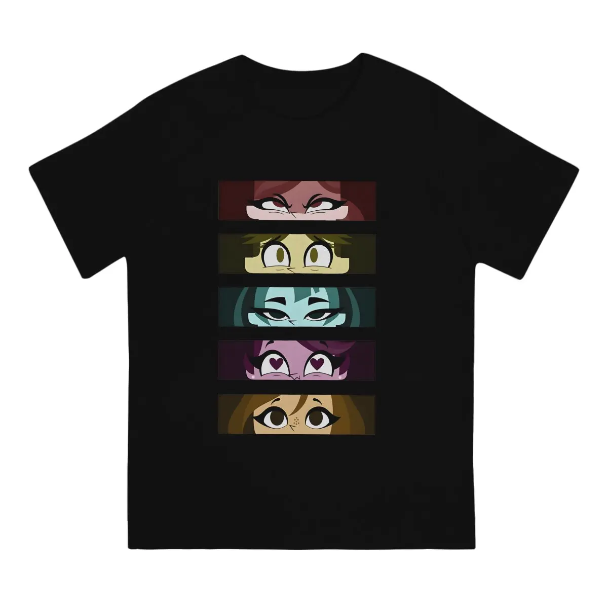 Total Drama Island Animation Series Anime Team Amazon TDWT Cotton T Shirt Vintage Fashion Men\'s Tshirt O-Neck Streetwear