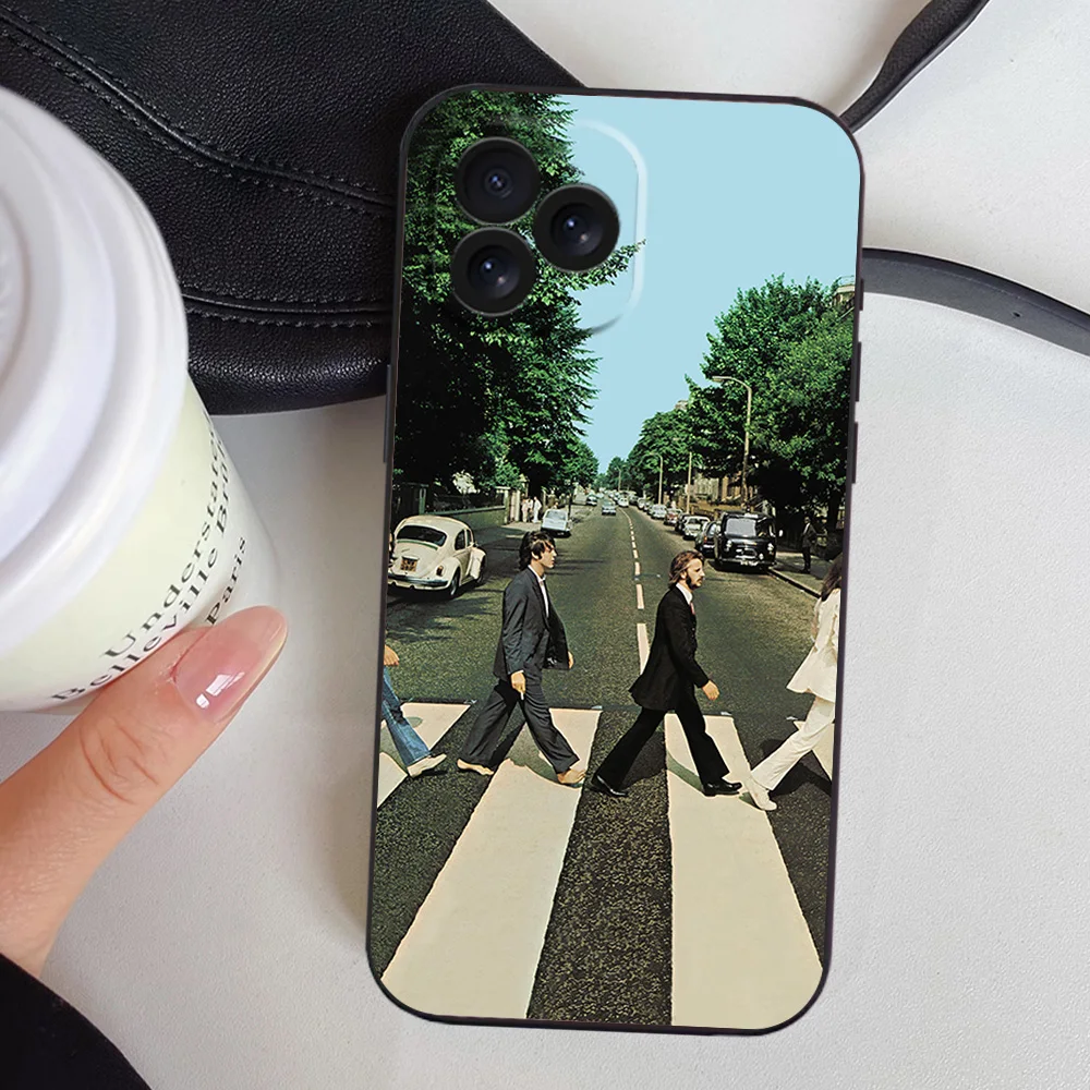 T-The B-Beatles Rock Band Phone Case For Samsung A03 A04 A05 S A13 A34 A53 4G 5G S22 S23 ULTRA Black Soft Silicone Cover