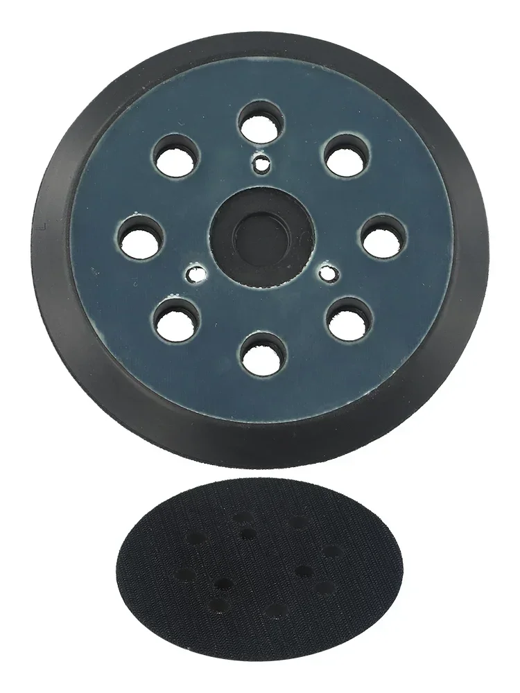 1Pc Polishing Pad Grinding Disc Backing Pad 125mm 8 Hole Hook And Loop For 43081-8 Bo5030 BO5041 Mt922 Sander Polishing Machine