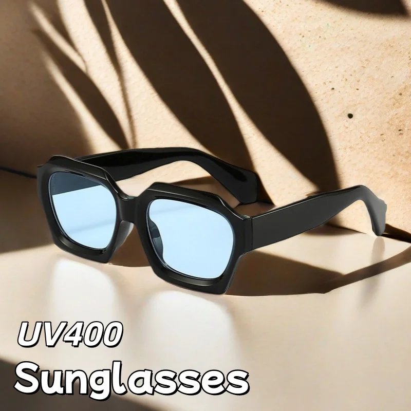 

New Irregular Polygon Outdoor UV400 Sunglasses Multi Functional Neutral Versatile Durable UV Resistant Shades Glasses