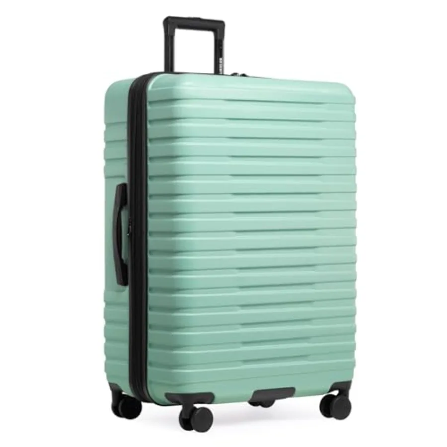 

Boren Expandable Hardside Rugged Travel Luggage with 8 Spinner Wheels,,Checked-Large 30-Inch