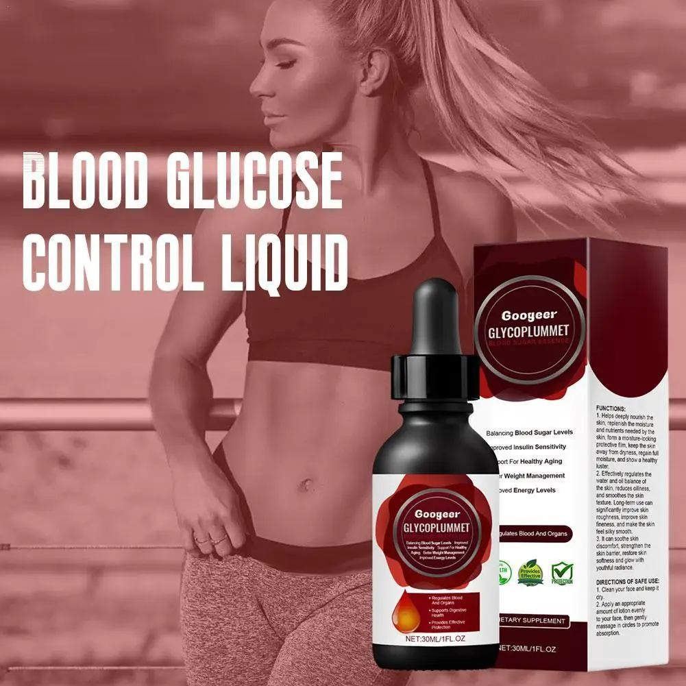 

30m For Blood Lipid Sugar Balance Health Care Drops Body Nutrition Support