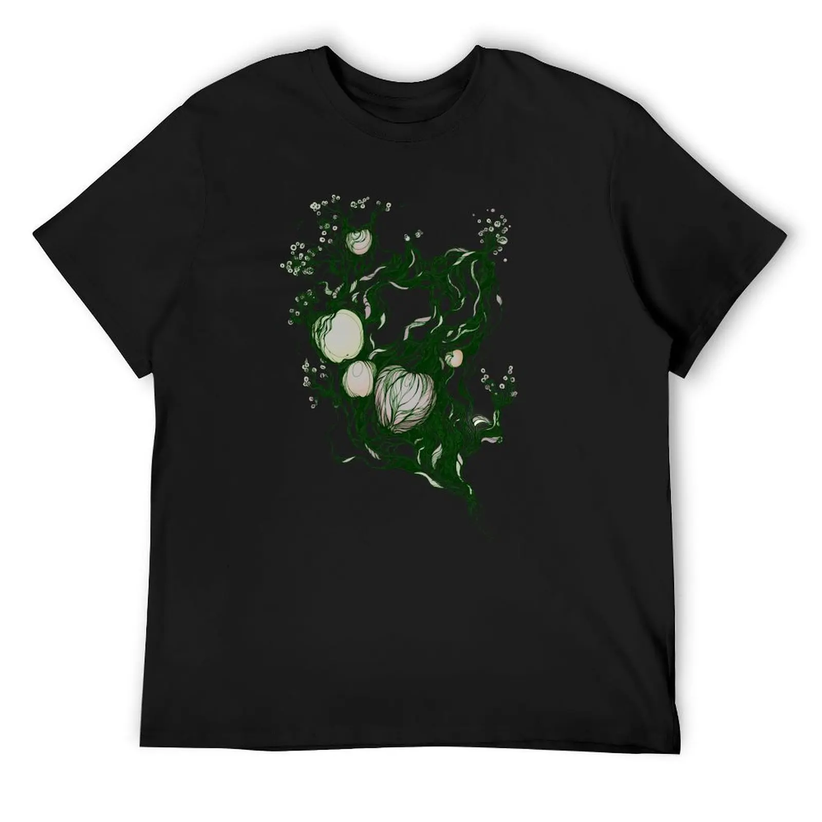 

Garden paradise. Hand draw ink and pen on textured paper T-Shirt custom shirt Clothing mens graphic t-shirts funny