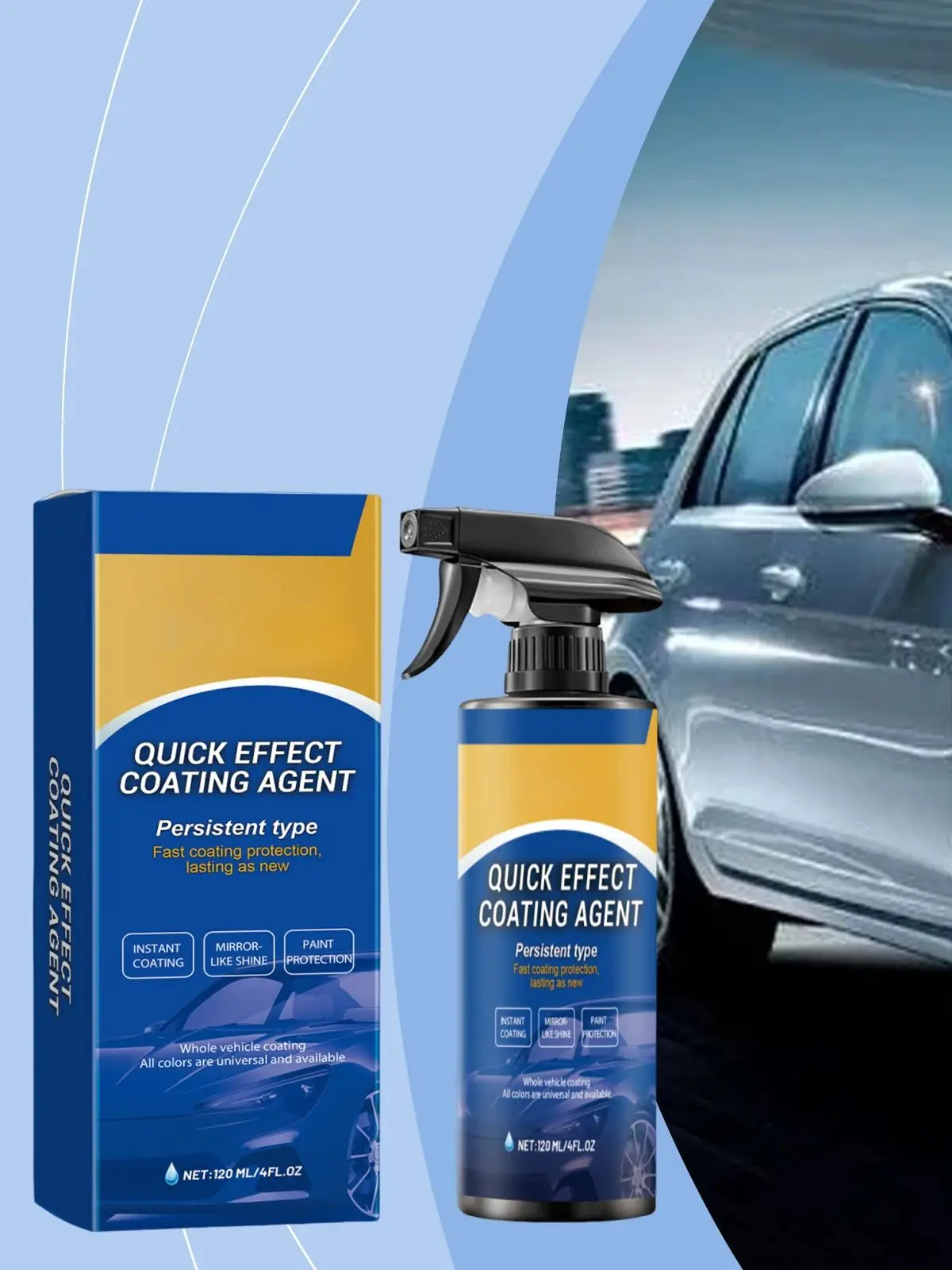 1-5PCS Auto Nano Coating Spray Auto Sneldrogende Coating Hydrofobe Bescherming Polijsten Onderhoud Vernieuwing Agent Accessoires - afbeelding 2
