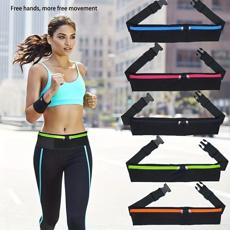 قطعة واحدة من حزمة فاني مقاومة للماء ومضادة للسرقة للرياضات الخارجية - حقيبة تخزين آمنة للهاتف المحمول للجري والركض وركوب الدراجات - للجنسين #1